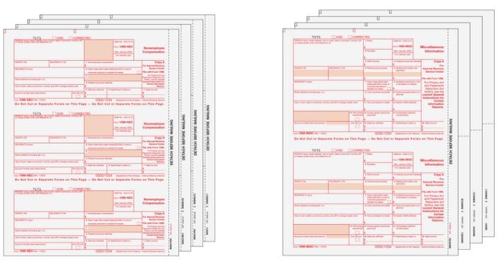 3-Part 1099 MISC & NEC