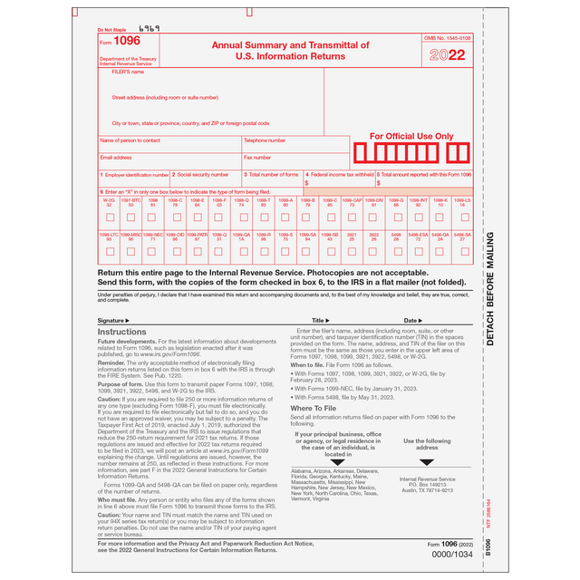 Transmittal Forms